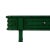 2020s Faux Bamboo Console Table in Jade Green For Sale - Image 5 of 11