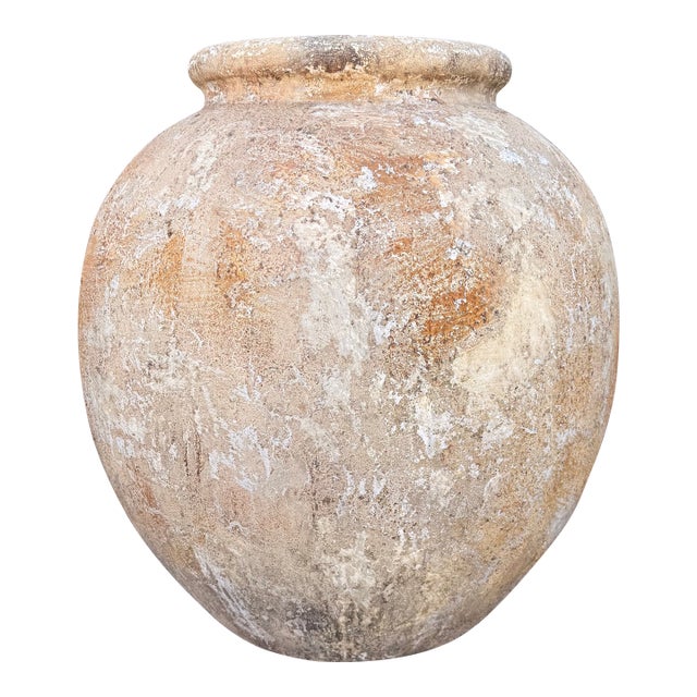 Large European Pottery in the Style of Biot Jarre For Sale