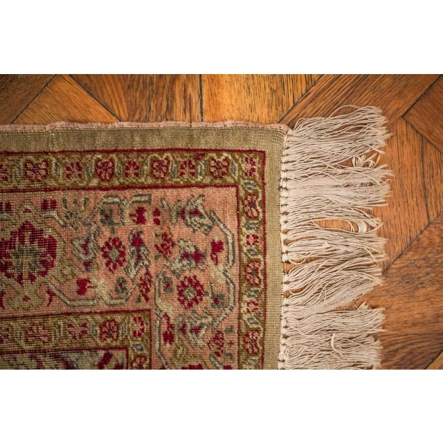 Antique Tabriz Hadjalili Rug For Sale - Image 10 of 12