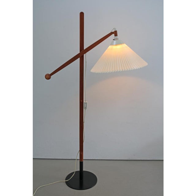 Danish Model 325 Floor Lamp in Teak by Vilhelm Wohlert for Le Klint, 1957, in Very Good conditions. Designed 1960 to 1969...