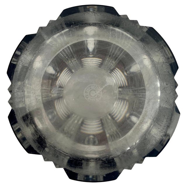 Red Crystal Vase from Val Saint Lambert, Belgium, 1950s For Sale - Image 8 of 10