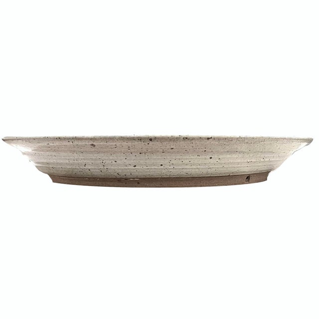 1980's Abstract 22" Stoneware Charger - By Ken Edwards - Montana For Sale - Image 6 of 9