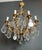 1900s Louis XV style crystal and bronze chandelier For Sale - Image 4 of 12