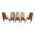 Set of 8 Henredon Walnut Louis XV Dining Chairs For Sale
