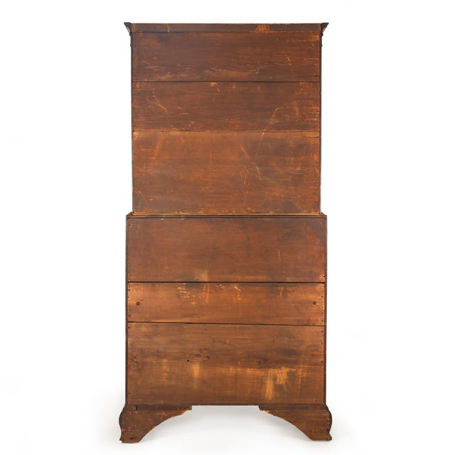 Fine Chippendale Secretary Desk “American Independence” For Sale - Image 6 of 18