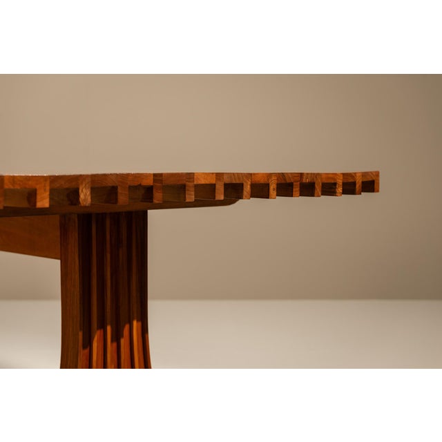1960s Dining Table in Walnut attributed to Filippo Monti, Italy, 1960s For Sale - Image 5 of 14