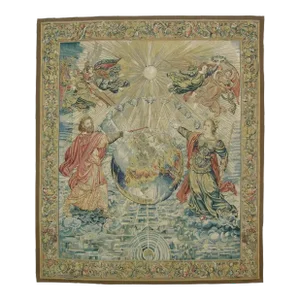Vintage Tapestry Depicting a Royal Ceremony