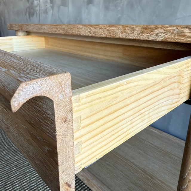 Denmark White Oak Nightstand With Soft Close Drawer - 30" For Sale In Los Angeles - Image 6 of 8