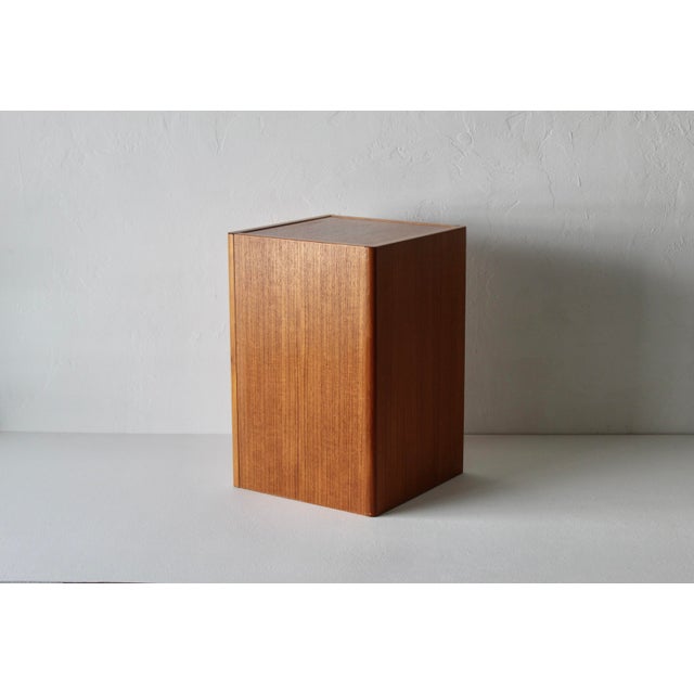 1970s FBJ Møbler Danish Scandinavian Modern Teak Pedestal Plant Stand End Side Table For Sale - Image 14 of 17