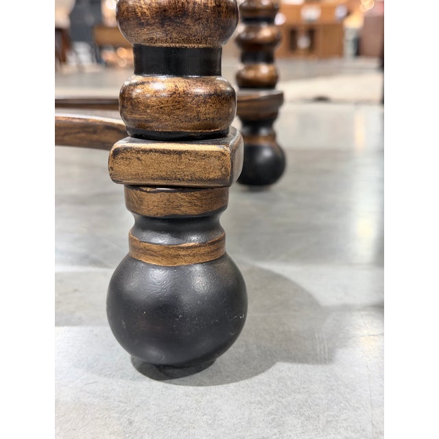 Late 20th Century Decorative Japanned Chinoiserie Tray Side Tables For Sale - Image 9 of 9