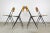 Mid-Century Modern Vintage Pyramid Chairs by Wim Rietveld for Ahrend de Cirkel, Set of 4 For Sale - Image 3 of 15
