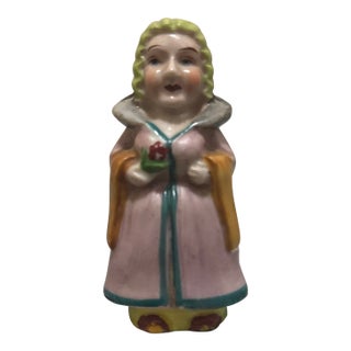 Early 20th Century Continental Hand-Painted Porcelain Character Figurine For Sale