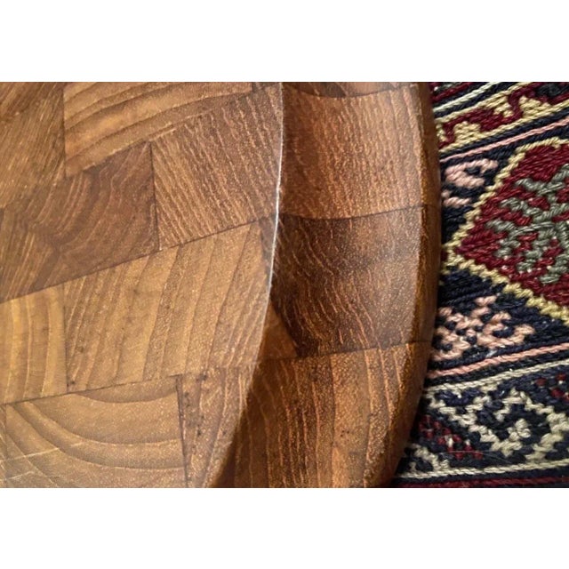 Brown 1960s Danish Teak Hanging Carving Board For Sale - Image 8 of 9