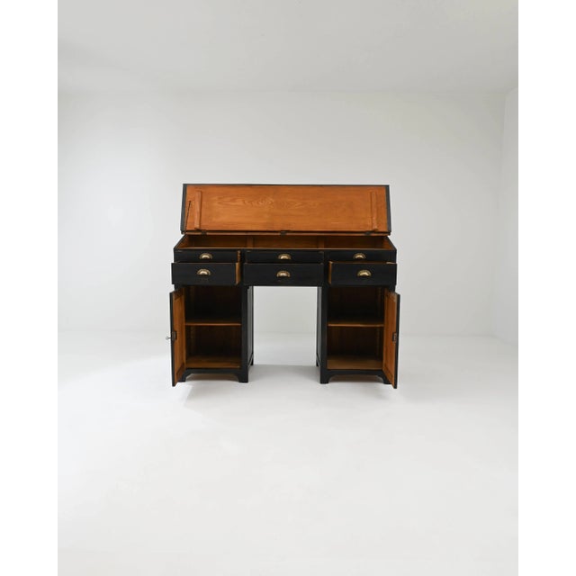 19th Century French Wooden Desk For Sale - Image 4 of 12