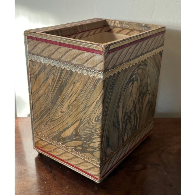 Vintage Shadow Box Diorama of a Georgian Garden With Layered Paper Cut Outs for Desk Stationery For Sale - Image 10 of 12