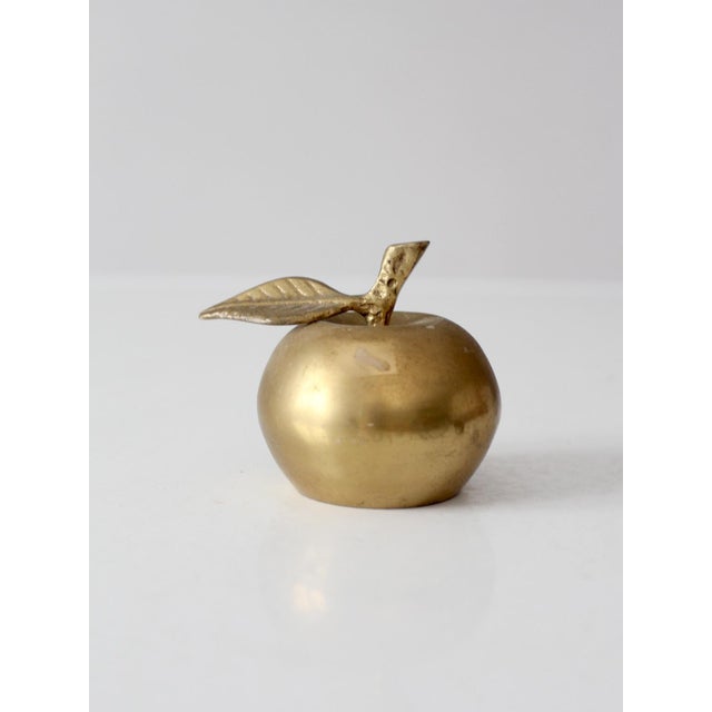 Mid-Century Brass Apple Bell For Sale - Image 9 of 12