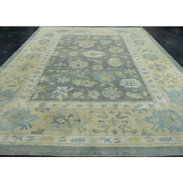 Turkish Oushak Rug 10'9" x 13'7" #18603 Explore a curated collection of hallway runners, wool rugs, and handmade...