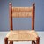 Wooden Chair with Rush Seat and Backrest, 1960s, in Good conditions. Designed 1960 to 1969