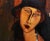 Mid-Century Modern After Modigliani - Portrait of a Girl W/ Hat & Necklace -1930s Oil Painting For Sale - Image 3 of 9