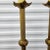 24'' Tall Antique Gold Gilt Brass Church Candlestick Holders - a Pair For Sale - Image 4 of 7