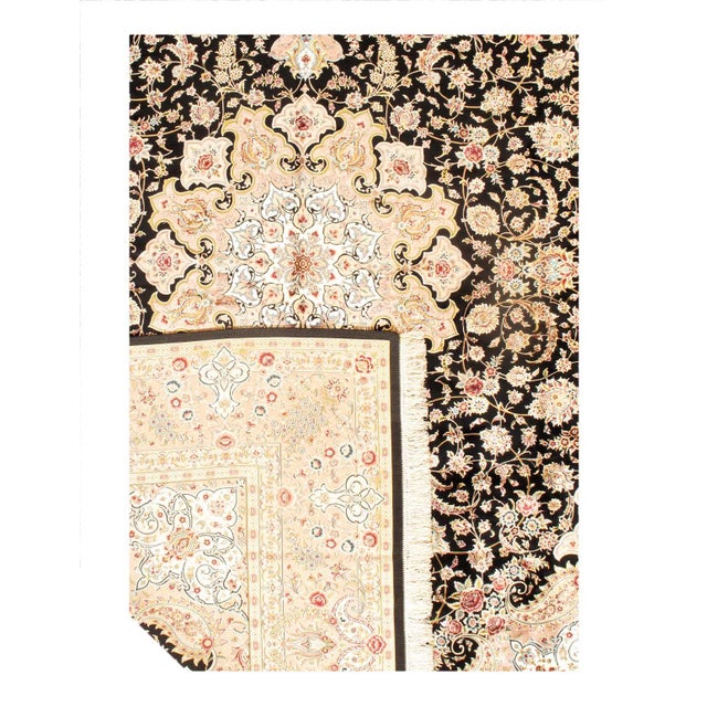 Traditional Pasargad DC Exquisite Design Paris Palace Fine Power Loom v. Silk Rug For Sale - Image 3 of 3