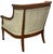 Ivory Vintage Traditional American Style Statton Furniture Mahogany & Textured Slub Upholstery Club Chair For Sale - Image 8 of 12
