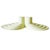 Set of two vintage Ikea Hay Ypperlig candle holders in Art Deco style from the 1990s. The candle holders are made of metal...
