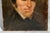 Rare Victorian Antique Post Mortem Deceased Dead Man Oil Painting on Canvas Mourning Art For Sale - Image 11 of 16