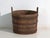 Brown Vintage Wooden Barrel with Iron Straps, Central Europe, 1920 For Sale - Image 8 of 8
