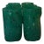 Italian Goto Murano Handmade Drinking Glasses, Set of 6, Green For Sale