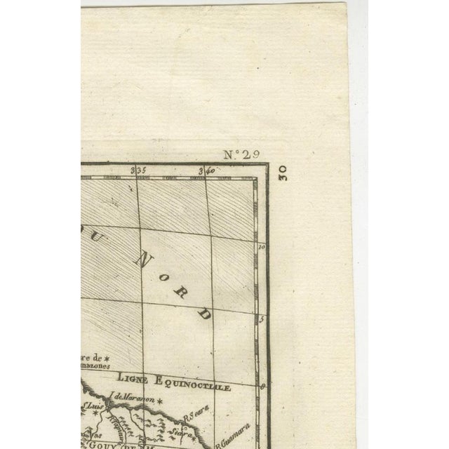 Antique South America Enlightenment Map by Rigobert Bonne, 1780s For Sale - Image 5 of 12