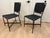 Crate & Barrel Six (6) Black Laredo Dining Chairs by Crate & Barrel For Sale - Image 4 of 5