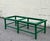 Mid Century Faux Bamboo Green Lacquered Coffee Table For Sale - Image 9 of 9