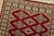 Bokhara Jaldar Rug 2’7” X 4’3” Red Wool Tribal Hand-Knotted Oriental Carpet For Sale In Philadelphia - Image 6 of 11