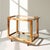 Wood Rectangle Entertainment Bar Cart For Sale - Image 7 of 8