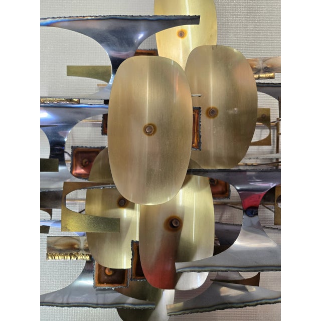 1970s Abstract Metal Wall Art by Jere For Sale - Image 5 of 9