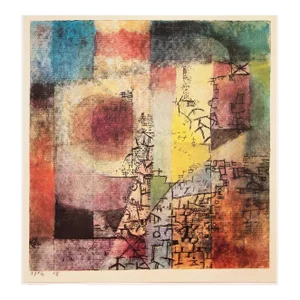 1989 After Paul Klee "Untitled", Full-Color Print From France