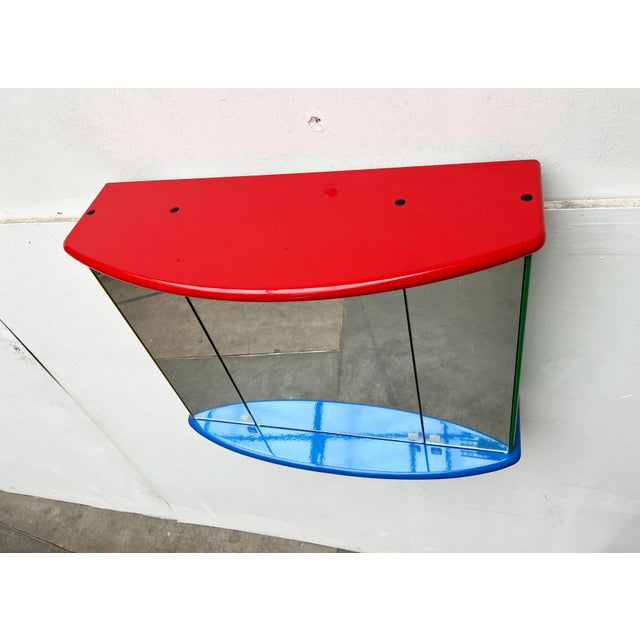 Vintage Postmodern French Bathroom Mirror Cabinet from Decotec, 1980s For Sale - Image 17 of 18