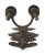 Metal Mid 20th Century Restored Arts & Crafts Wrought Iron Double Wall Sconce For Sale - Image 7 of 8