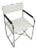 Folding Chrome Frame Directors Chair For Sale