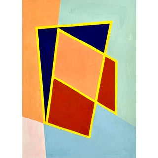 Sarah Vaaler Original Abstract Geometric Acrylic Painting For Sale