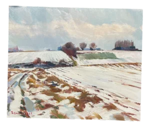 Tony Reniers, Landscape, 1981, Oil on Panel
