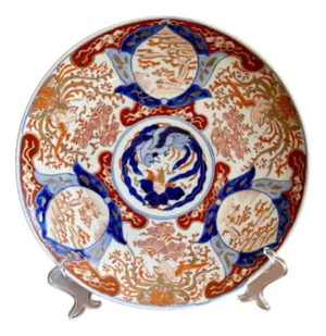 Antique Japanese Imari Plate, 1900