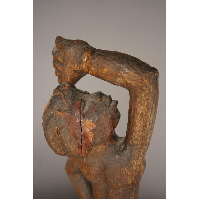 1950s Mid-Century Expressionist Sculpture of a Woman, 1950s For Sale - Image 5 of 11