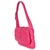 Boho Chic Pink Diamond Quilted Lambskin Le 5 a 7 Shoulder Flap Bag For Sale - Image 3 of 9