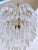 Mid-Century Italian Gold Frame Upside Down Layered Cake Chandelier For Sale - Image 4 of 8