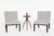 Light Gray Edward Wormley for Dunbar Slipper Chairs - a Pair For Sale - Image 8 of 11