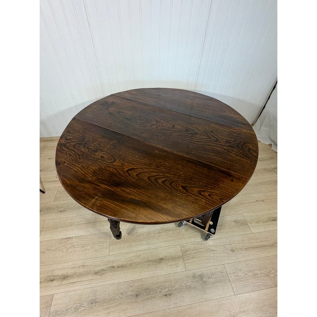 19th Century English Gateleg Table For Sale - Image 10 of 15
