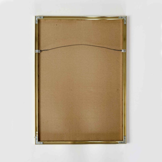 Vintage print by Raphael Ferrer. Writing in pencil on left side of print reads 'A.P., Hegagon and Semi-Circle'....