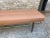 Mid-Century Modern 1950s Harvey Probber Brass & Leather Bench For Sale - Image 3 of 12
